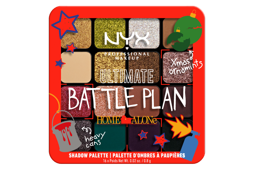 NYX Christmas Home Alone Ultimate Battle Plan Shadow Palette