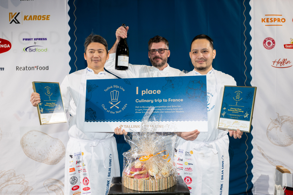 Tallink Silja Line Chef of the year 2024 winning team