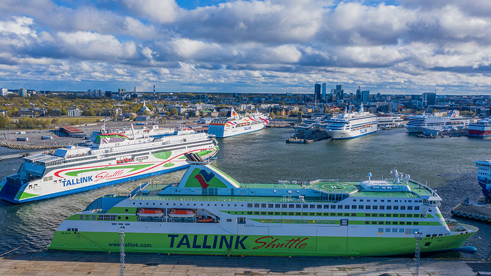 Tallinki laevad sadamas