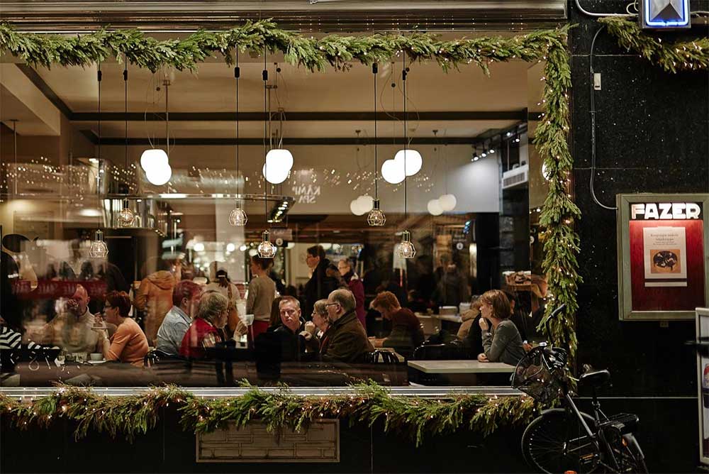 Fazeri kohvik Helsingis on populaarne kogunemispaik sõpradele, peredele ja sugulastele