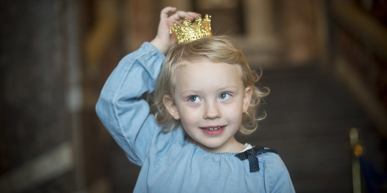 Ka Drottningholmi lossis on munadepühade ajal mitmeid eritegevusi lastele