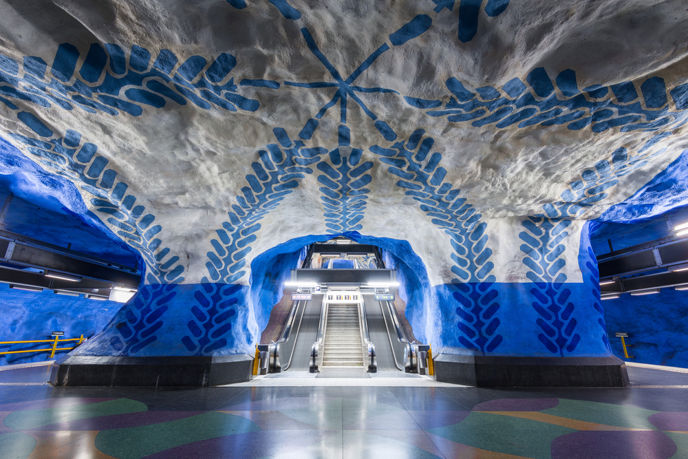 Stockholmi metroo on üks imeline kunstigalerii! Pilt: Shutterstock